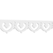 Ekena Millwork Carmella Architectural Grade PVC Running Trim, 8"H x 5/8"P x 48"L RUNP08X0625X48CRM - alternate 1